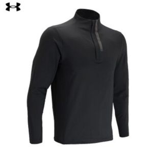 GOLF •  Under Armour "RUSH" 1/4 Zip - Black